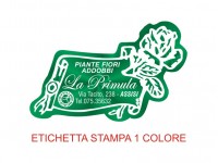 OFFERTA SPECIALE (10.000 etichette + 3.000 omaggio)  per fioristi, fiorai e vivaisti (mm 50X31) (cod. 1G)